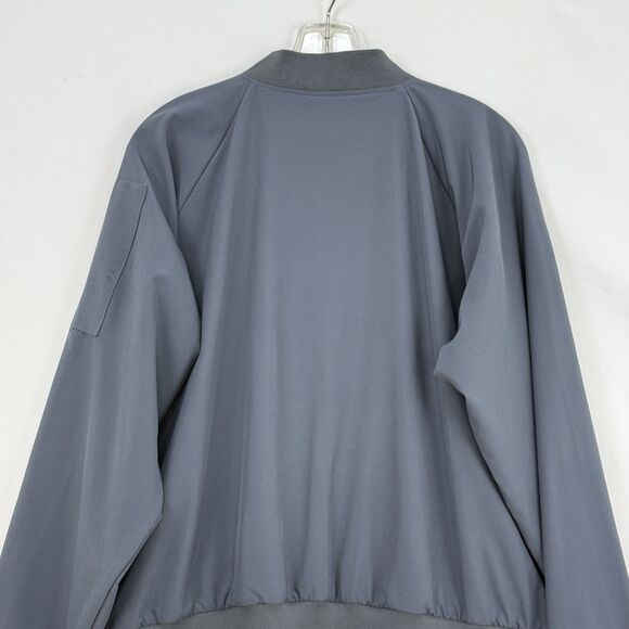 Albion Fit Women's Gray Gold Zipper Bomber Jacket Size XLarge - Picture 13 of 16